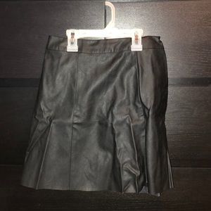 Leather skirt